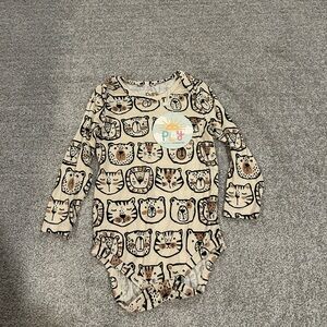 Little Sleepies Animal Print Kids Onesie - 24 months